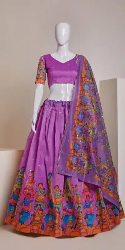 RC 252 Purple Color Silk Embroidery Sequins Amazing Print Lehenga Choli Casual, Party Wedding, Festive, Events Etc. Delivery  4-6 Working Days 1999/- | Lehenga, Bollywood Lehenga, Creative Lehenga, Designer Lehenga, Embroidered Lehenga, Party Wear Lehenga