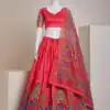 RC 252 Red Color Silk Embroidery Sequins Amazing Print Lehenga Choli Casual, Party Wedding, Festive, Events Etc. Delivery  4-6 Working Days 1999/- | Lehenga, Bollywood Lehenga, Creative Lehenga, Designer Lehenga, Embroidered Lehenga, Party Wear Lehenga