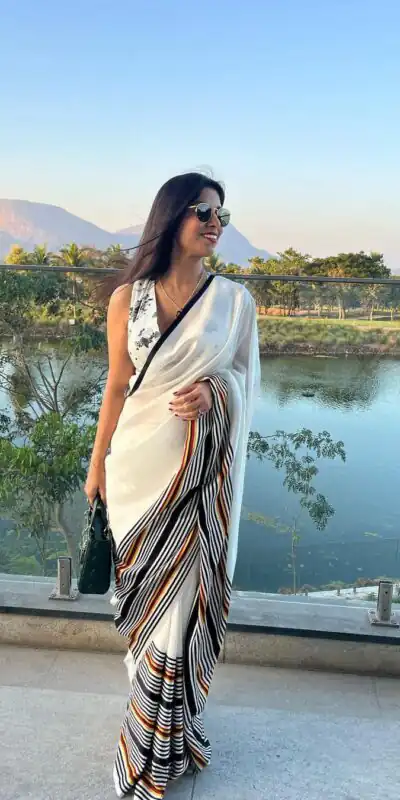  JM CLASS White Color Satin Silk Blouse Digital Print Saree, Party Wear, Events, Festivals Expected Delivery 4-6 Working Days 1549/- | Sarees, Bollywood Sarees, Creative Sarees, Designer Sarees, Embroidered Sarees, Ethnic Saree, Modern Digital sarees, Party Wear Sarees