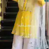 ST 70 Yellow Color Georgette Embroidery Mirror Salwar Suit Casual, Wedding, Party, Festive, Events Etc. Expected Delivery 4-6 Working Days @1999/- | Jump Suits, Salwar suit, Designer Suits, Casual Suits, Creative suits, Palazzo Suits, Party Wear Suits, Patiala Suits, Straight Suits