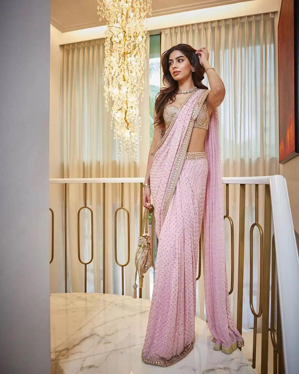 ST 457 Baby Pink Color Georgette Sequins Embroidery Saree Casual, Wedding, Party, Festive, Events Etc. Expected Delivery 4-6 Working Days @1949/- | Sarees, Bollywood Sarees, Creative Sarees, Designer Sarees, Embroidered Sarees, Ethnic Saree, Modern Digital sarees, Party Wear Sarees