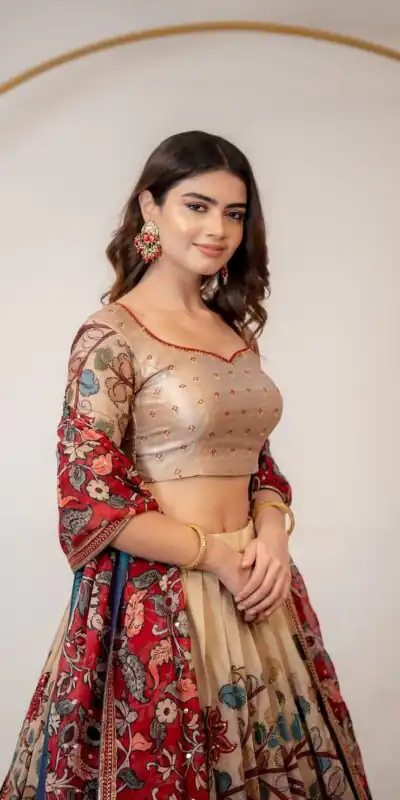 PC 364 Grey Color Chinon Kalamkari Printed Work Lehenga Choli Casual, Party Wear, Events, Festivals Wear Expected Delivery 4-6 Working Days @2099/- | Lehenga, Bollywood Lehenga, Creative Lehenga, Designer Lehenga, Embroidered Lehenga, Party Wear Lehenga