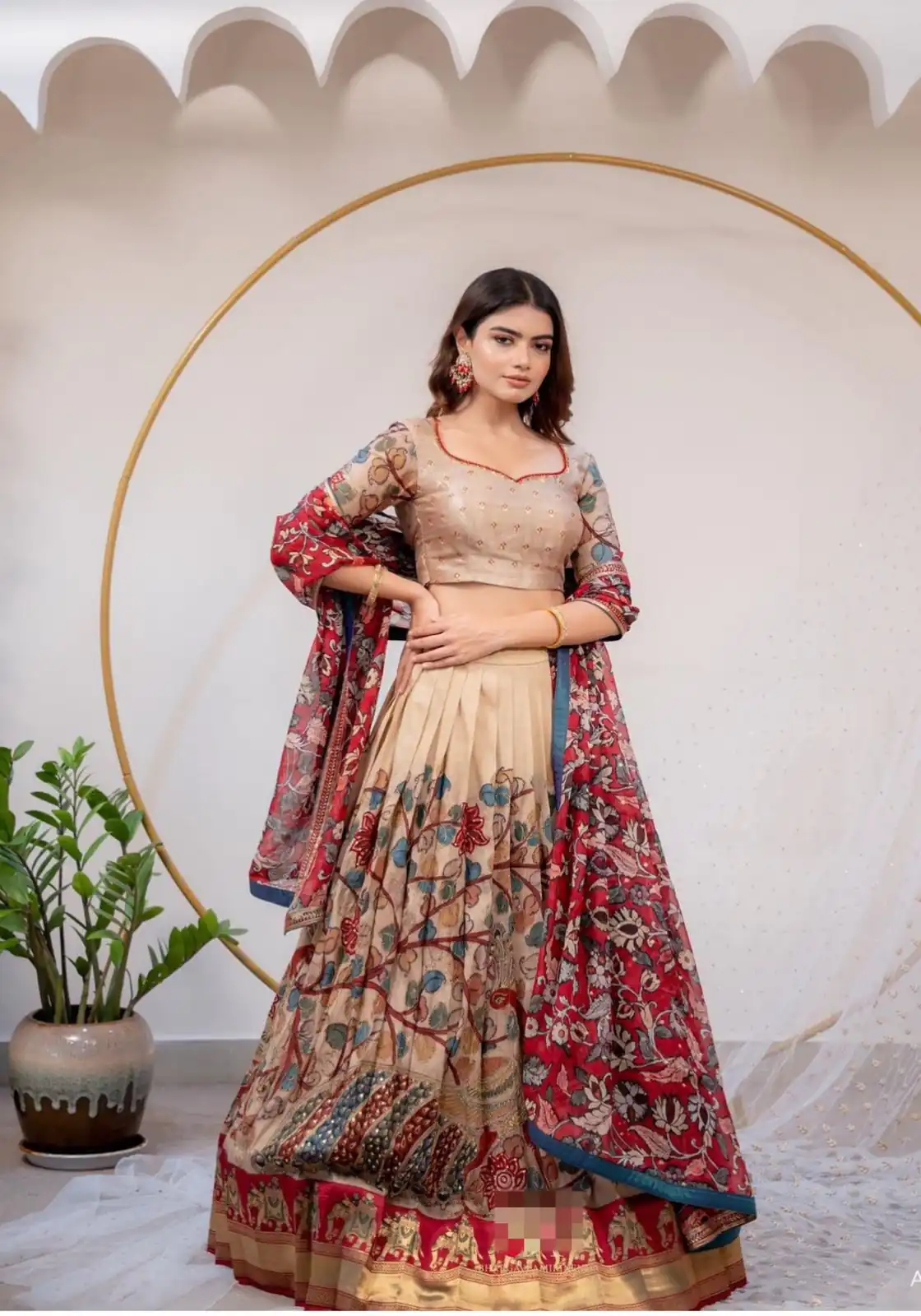 PC 364 Grey Color Chinon Kalamkari Printed Work Lehenga Choli Casual, Party Wear, Events, Festivals Wear Expected Delivery 4-6 Working Days @2099/- | Lehenga, Bollywood Lehenga, Creative Lehenga, Designer Lehenga, Embroidered Lehenga, Party Wear Lehenga