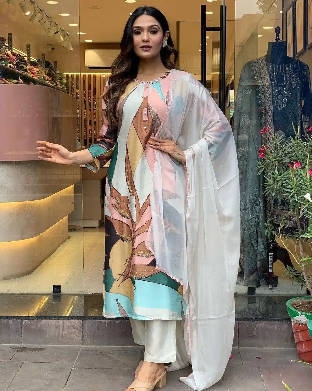  DC G25 Malty Color Muslin Embroidery Chain Works Salwar Suit Casual, Wedding, Party, Festive, Events Etc. Expected Delivery 4-6 Working Days @1749/- | Salwar suit, Designer Suits, Casual Suits, Creative suits, Palazzo Suits, Party Wear Suits, Patiala Suits, Straight Suits