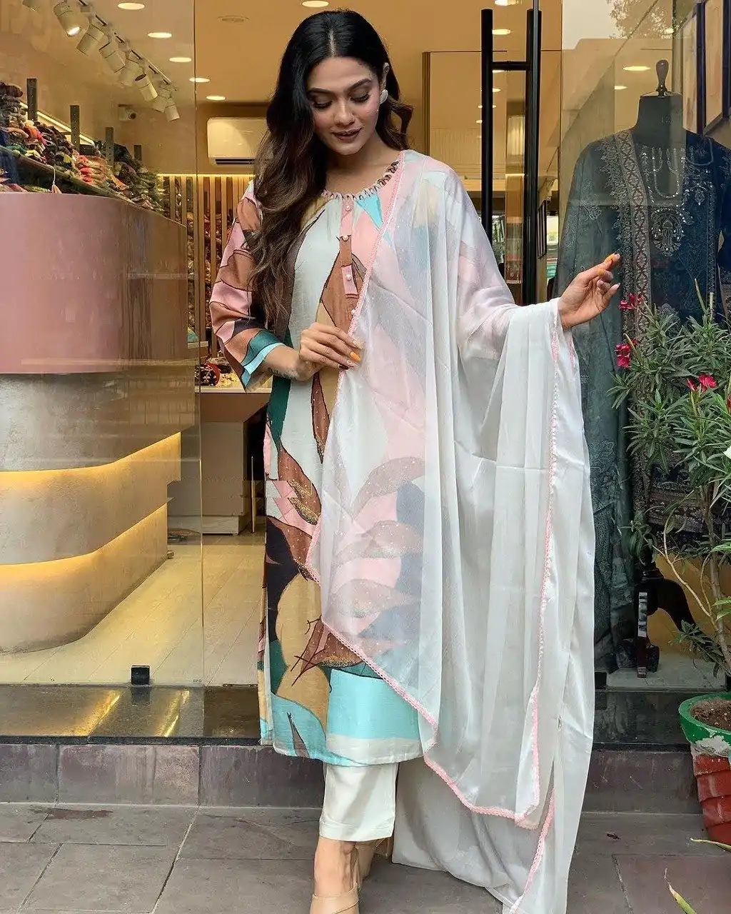  DC G25 Malty Color Muslin Embroidery Chain Works Salwar Suit Casual, Wedding, Party, Festive, Events Etc. Expected Delivery 4-6 Working Days @1749/- | Salwar suit, Designer Suits, Casual Suits, Creative suits, Palazzo Suits, Party Wear Suits, Patiala Suits, Straight Suits