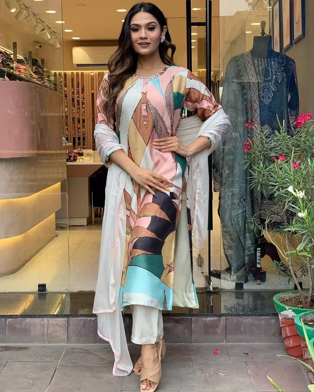  DC G25 Malty Color Muslin Embroidery Chain Works Salwar Suit Casual, Wedding, Party, Festive, Events Etc. Expected Delivery 4-6 Working Days @1749/- | Salwar suit, Designer Suits, Casual Suits, Creative suits, Palazzo Suits, Party Wear Suits, Patiala Suits, Straight Suits