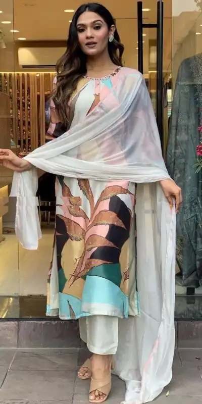 DC G25 Malty Color Muslin Embroidery Chain Works Salwar Suit Casual, Wedding, Party, Festive, Events Etc. Expected Delivery 4-6 Working Days @1749/- | Salwar suit, Designer Suits, Casual Suits, Creative suits, Palazzo Suits, Party Wear Suits, Patiala Suits, Straight Suits