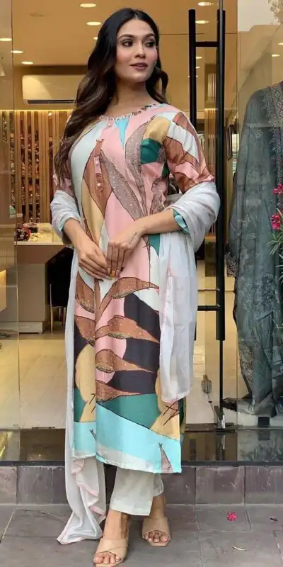 DC G25 Malty Color Muslin Embroidery Chain Works Salwar Suit Casual, Wedding, Party, Festive, Events Etc. Expected Delivery 4-6 Working Days @1749/- | Salwar suit, Designer Suits, Casual Suits, Creative suits, Palazzo Suits, Party Wear Suits, Patiala Suits, Straight Suits