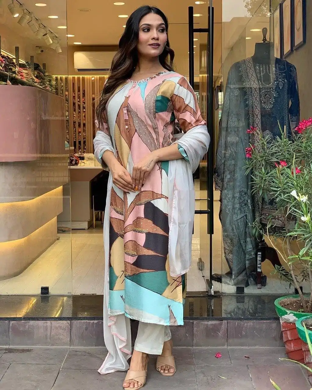  DC G25 Malty Color Muslin Embroidery Chain Works Salwar Suit Casual, Wedding, Party, Festive, Events Etc. Expected Delivery 4-6 Working Days @1749/- | Salwar suit, Designer Suits, Casual Suits, Creative suits, Palazzo Suits, Party Wear Suits, Patiala Suits, Straight Suits