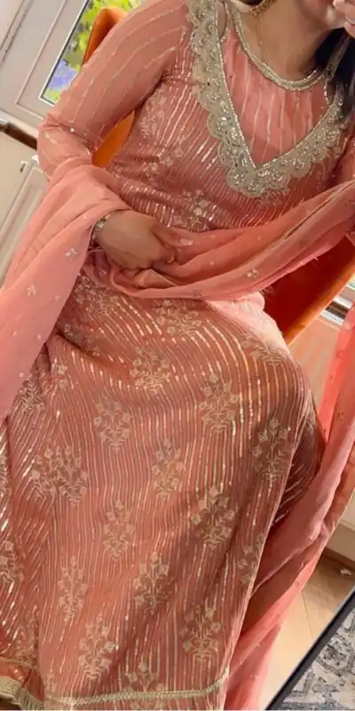 RTC 5698 Peach Color Georgette Thread And Sequence Salwar Suit Casual, Wedding, Festive, Events Etc. Expected Delivery 4-6 Working Days @2199/- | Jump Suits, Salwar suit, Designer Suits, Casual Suits, Creative suits, Palazzo Suits, Party Wear Suits, Patiala Suits, Straight Suits