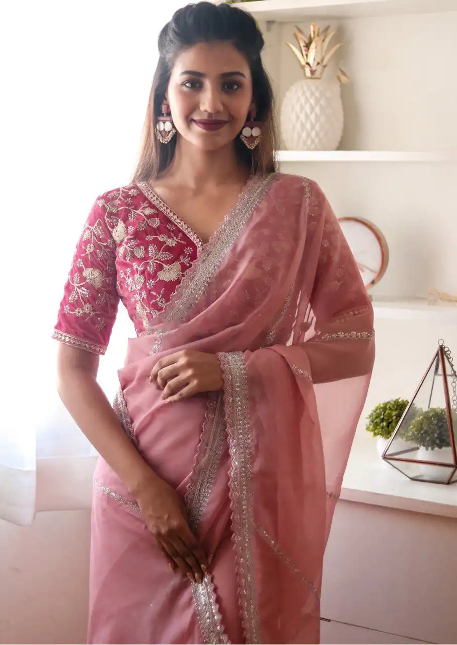  AC CADBURY Violet Color Pure Soft Organza Zari Sequence Saree Casual, Wedding, Festive, Events Expected Delivery 4-6 Working Days @1949/- | Sarees, Bollywood Sarees, Creative Sarees, Designer Sarees, Embroidered Sarees, Ethnic Saree, Modern Digital sarees, Party Wear Sarees