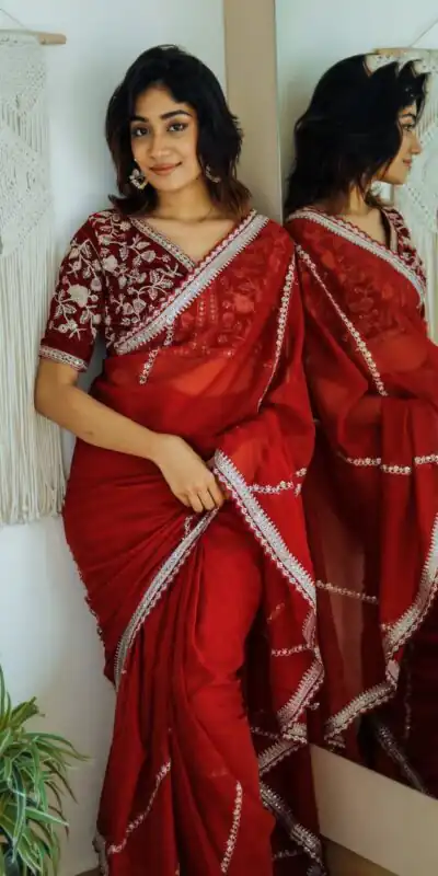  AC CADBURY Red Color Pure Soft Organza Zari Sequence Saree Casual, Wedding, Festive, Events Expected Delivery 4-6 Working Days @1949/- | Sarees, Bollywood Sarees, Creative Sarees, Designer Sarees, Embroidered Sarees, Ethnic Saree, Modern Digital sarees, Party Wear Sarees