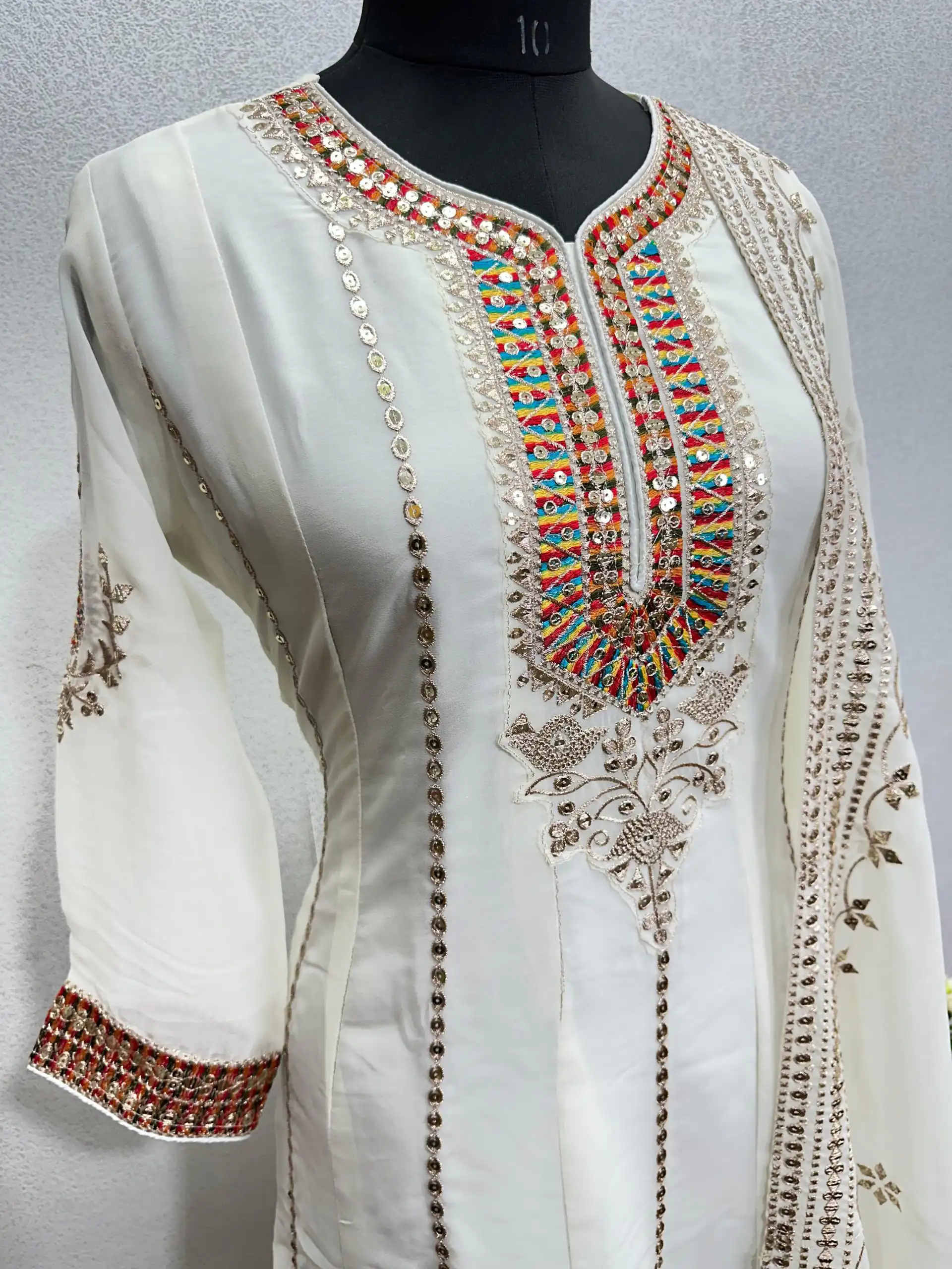 KF 1638 White Color Georgette Embroidered Sequence Salwar Suit Wedding, Party, Festive, Events Etc. Expected Delivery 4-6 Working Days @2199/-Only | Salwar suit, Designer Suits, Casual Suits, Creative suits, Palazzo Suits, Party Wear Suits, Straight Suits