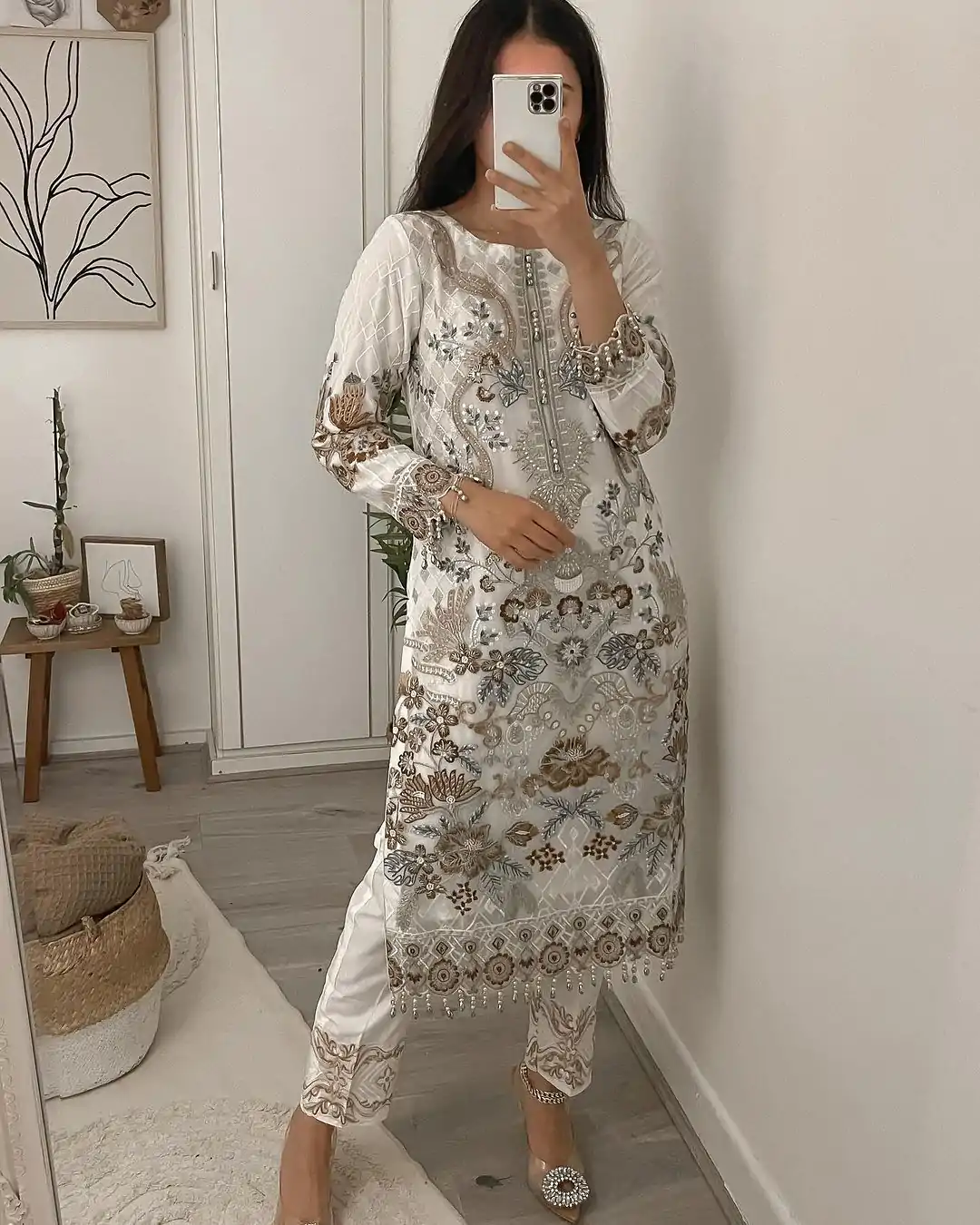 MF 423 White Color Faux Georgette Embroidery Sequence Salwar Suit  Wedding, Party, Festive, Events Etc. Expected 4-6 Working Days @2449/- | Salwar suit, Designer Suits, Casual Suits, Creative suits, Palazzo Suits, Party Wear Suits, Patiala Suits, Straight Suits