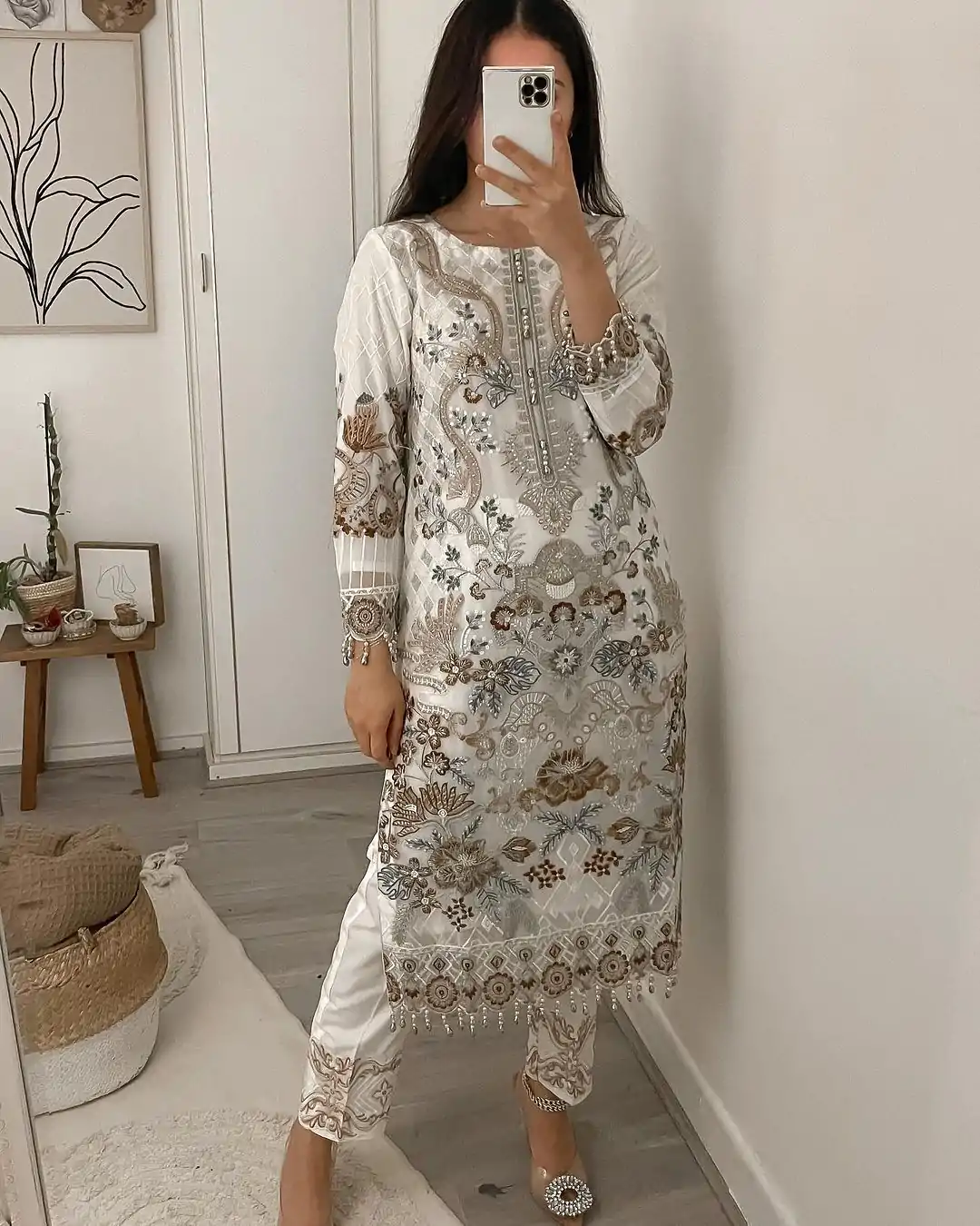 MF 423 White Color Faux Georgette Embroidery Sequence Salwar Suit  Wedding, Party, Festive, Events Etc. Expected 4-6 Working Days @2449/- | Salwar suit, Designer Suits, Casual Suits, Creative suits, Palazzo Suits, Party Wear Suits, Patiala Suits, Straight Suits