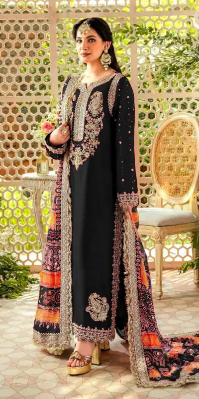 FC MARIA 1074 Black Color Heavy Georgette Embroidery Sequence Salwar Suit Wedding, Party, Festive events, etc. Expected Delivery 4-6 Working Days @2149/- | Jump Suits, Salwar suit, Designer Suits, Casual Suits, Creative suits, Palazzo Suits, Party Wear Suits, Patiala Suits, Straight Suits