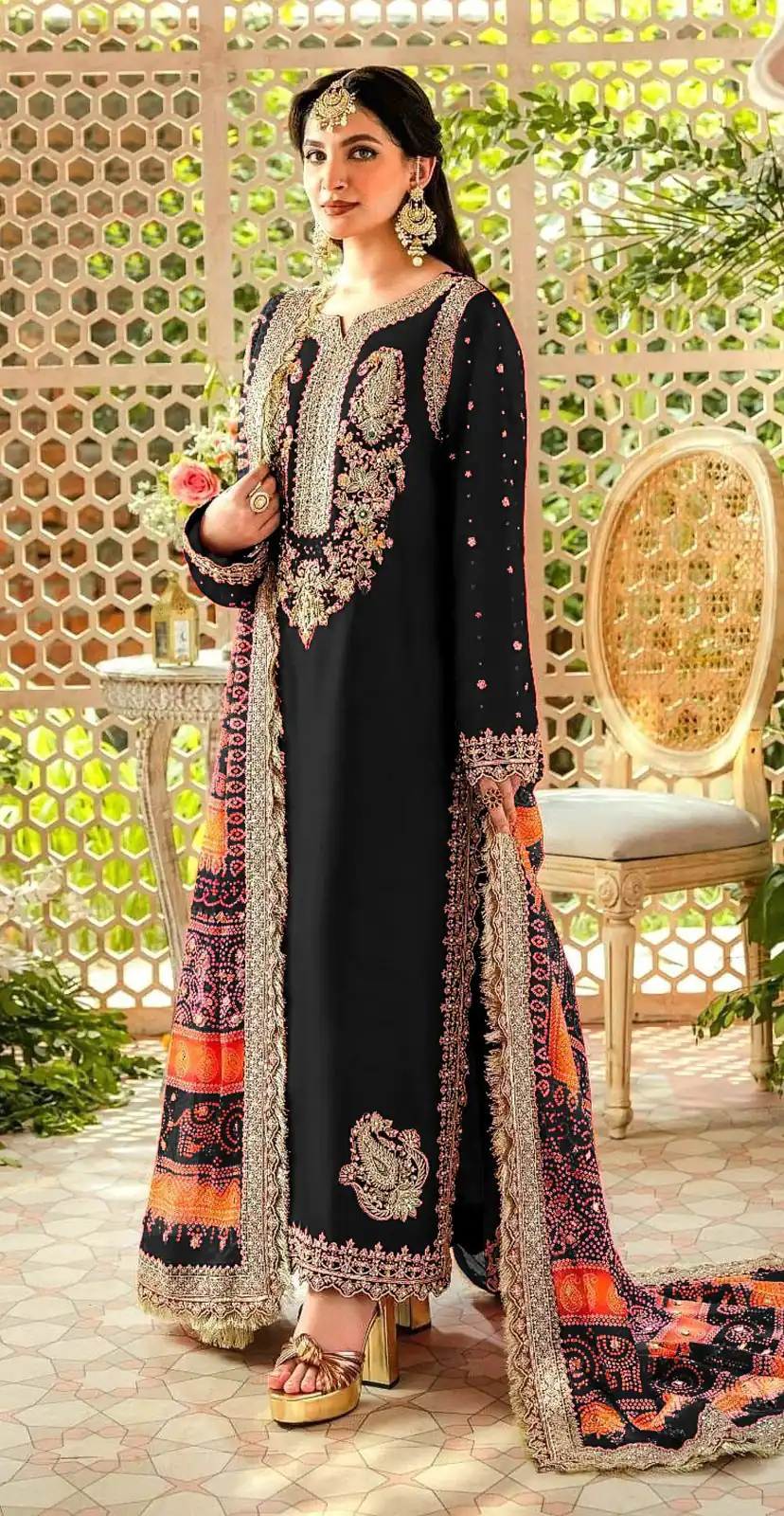 FC MARIA 1074 Black Color Heavy Georgette Embroidery Sequence Salwar Suit Wedding, Party, Festive events, etc.  Expected Delivery  4-6 Working Days @2149/- | Jump Suits, Salwar suit, Designer Suits, Casual Suits, Creative suits, Palazzo Suits, Party Wear Suits, Patiala Suits, Straight Suits