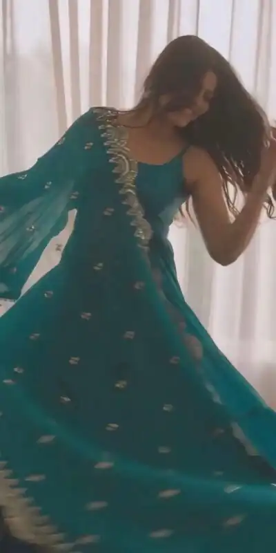 SSR 391 Blue Color Chinon Silk Embroidery Sequence Anarkali Suit Wedding, Party, Festive, Events Expected Delivery 4-6 Working Days @ 1849/- Only | Anarkali Suits, Bollywood Anarkali, Creative-Anarkali, Designer Anarkali, Embroidered Anarkali, Party Wear Anarkali, Straight Suits