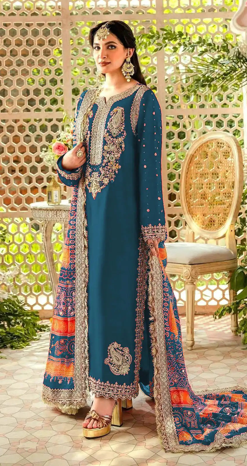 FC MARIA 1074 Blue Color Heavy Georgette Embroidery Sequence Salwar Suit Wedding, Party, Festive events, etc.  Expected Delivery  4-6 Working Days @2149/- | Jump Suits, Salwar suit, Designer Suits, Casual Suits, Creative suits, Palazzo Suits, Party Wear Suits, Patiala Suits, Straight Suits