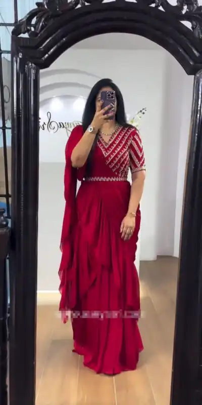 PC 368 Cerise Color Choline Embroidery Sequence Lehenga Choli Casual, Party Wear, Events, Festivals Wear Etc. Expected Delivery 4-6 Working Days @2029/- | Lehenga, Bollywood Lehenga, Creative Lehenga, Designer Lehenga, Embroidered Lehenga, Party Wear Lehenga