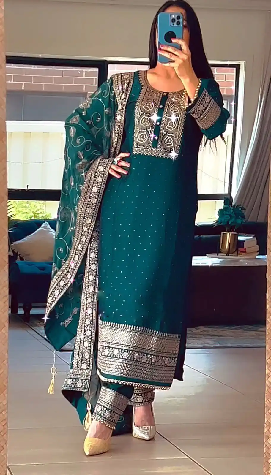 SRK 5165 Peacock Green Color Georgette Embroidery Salwar Suit Wedding, Party, Festive, Events Expected Delivery 4-6 Working Days @ 2399/- | Salwar suit, Designer Suits, Casual Suits, Creative suits, Palazzo Suits, Party Wear Suits, Patiala Suits, Straight Suits