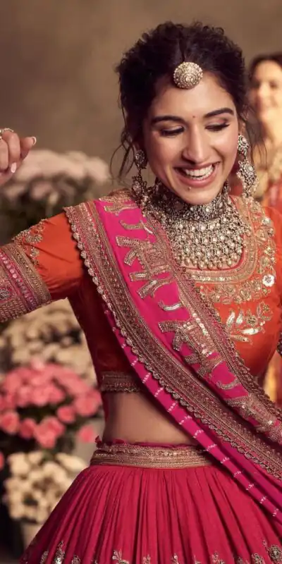 Ram 008 Pink Color Jalpari Embroidery Sequence Work Lehenga Choli Casual, Wedding, Festive, Events Expected Delivery 4-6 Working Days @2299/- | Lehenga, Bollywood Lehenga, Creative Lehenga, Designer Lehenga, Embroidered Lehenga, Party Wear Lehenga