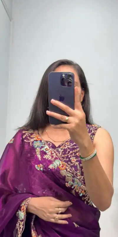 ST 472 Purple Color Burberry With Blooming Embroidery Saree Casual, Wedding, Party, Festive, Events Etc. Expected Delivery 4-6 Working Days @1999/- | Sarees, Bollywood Sarees, Creative Sarees, Designer Sarees, Embroidered Sarees, Ethnic Saree, Modern Digital sarees, Party Wear Sarees