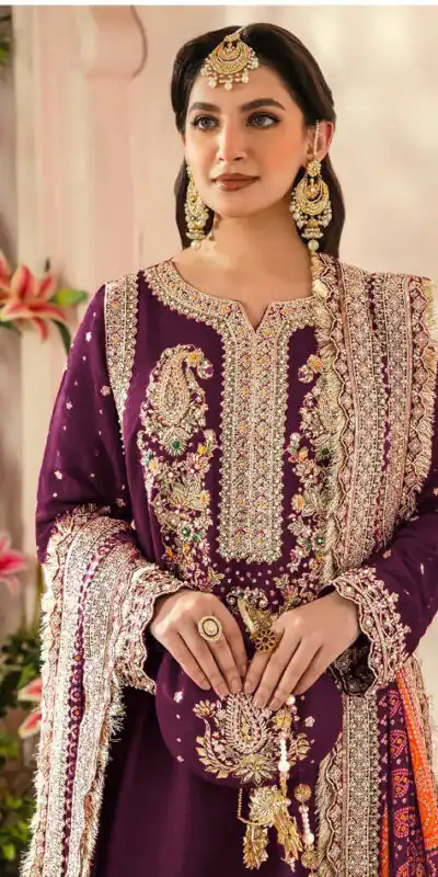 FC MARIA 1074 Purple Color Heavy Georgette Embroidery Sequence Salwar Suit Wedding, Party, Festive events, etc.  Expected Delivery  4-6 Working Days @2149/- | Jump Suits, Salwar suit, Designer Suits, Casual Suits, Creative suits, Palazzo Suits, Party Wear Suits, Patiala Suits, Straight Suits