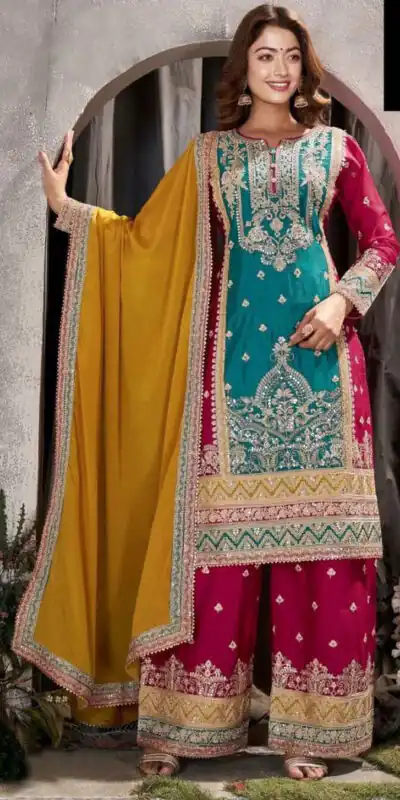 NSR 799 Blue Color Pure Georgette Embroidery Sequence Salwar Suit Casual, Party Festive, Events Etc. Expected Delivery 4-6 Working Days @2249/- | Jump Suits, Salwar suit, Designer Suits, Casual Suits, Creative suits, Palazzo Suits, Party Wear Suits, Patiala Suits, Straight Suits
