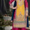 NSR 799 Yellow Color Pure Georgette Embroidery Sequence Salwar Suit Casual, Party Festive, Events Etc. Expected Delivery 4-6 Working Days @2249/- | Jump Suits, Salwar suit, Designer Suits, Casual Suits, Creative suits, Palazzo Suits, Party Wear Suits, Patiala Suits, Straight Suits