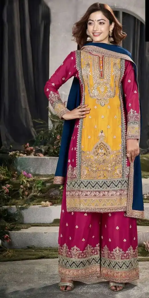 NSR 799 Yellow Color Pure Georgette Embroidery Sequence Salwar Suit Casual, Party Festive, Events Etc. Expected Delivery 4-6 Working Days @2249/- | Jump Suits, Salwar suit, Designer Suits, Casual Suits, Creative suits, Palazzo Suits, Party Wear Suits, Patiala Suits, Straight Suits