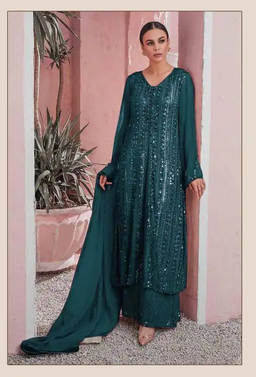DS 001255 Blue color Georgette Embroidered Sequence Salwar Suit Casual, Wedding, Party, Festive, Events . Expected Delivery  4-6 Working Days @1999/- | Salwar suit, Designer Suits, Casual Suits, Creative suits, Palazzo Suits, Party Wear Suits, Patiala Suits, Straight Suits