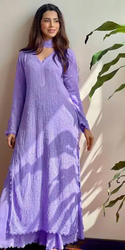 BE 170 Violet Color Georgette Thread Embroidery Salwar Suit Wedding, Party, Festive events, etc.  Expected Delivery  4-6 Working Days @1999/- | Salwar suit, Designer Suits, Casual Suits, Creative suits, Palazzo Suits, Party Wear Suits, Patiala Suits, Straight Suits