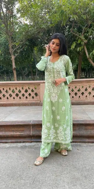 RTC 5650 Green Color Rayon Chine Stitched Work Salwar Suit Casual, Wedding, Festive, Events Etc. Expected Delivery 4-6 Working Days @1599/- | Jump Suits, Salwar suit, Designer Suits, Casual Suits, Creative suits, Palazzo Suits, Party Wear Suits, Patiala Suits, Straight Suits