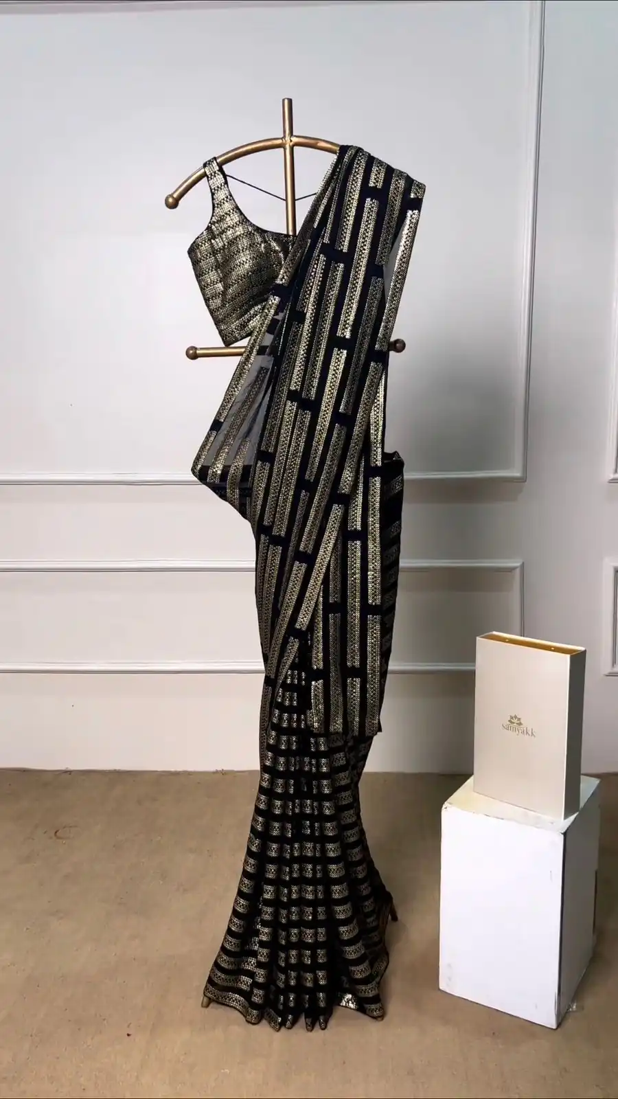 KD 383 Black Color Faux Georgette Sequence Work Saree Casual, Party, Wedding, Festive, Events Etc.  Expected Delivery  4-6 Working Days @1699/- | Sarees, Bollywood Sarees, Creative Sarees, Designer Sarees, Embroidered Sarees, Ethnic Saree, Modern Digital sarees, Party Wear Sarees