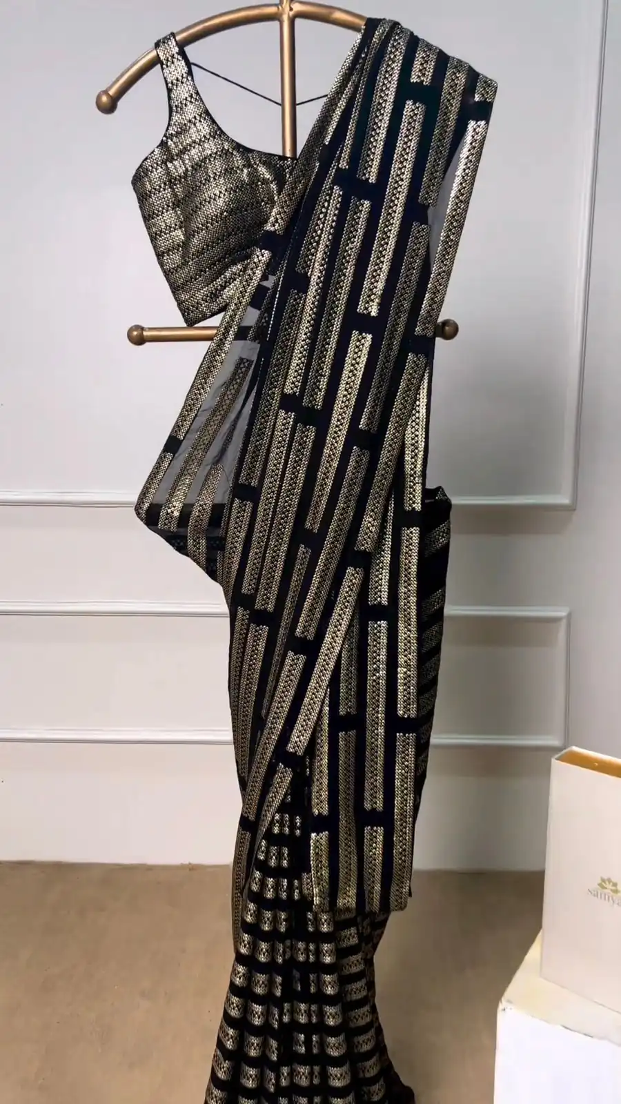 KD 383 Black Color Faux Georgette Sequence Work Saree Casual, Party, Wedding, Festive, Events Etc.  Expected Delivery  4-6 Working Days @1699/- | Sarees, Bollywood Sarees, Creative Sarees, Designer Sarees, Embroidered Sarees, Ethnic Saree, Modern Digital sarees, Party Wear Sarees