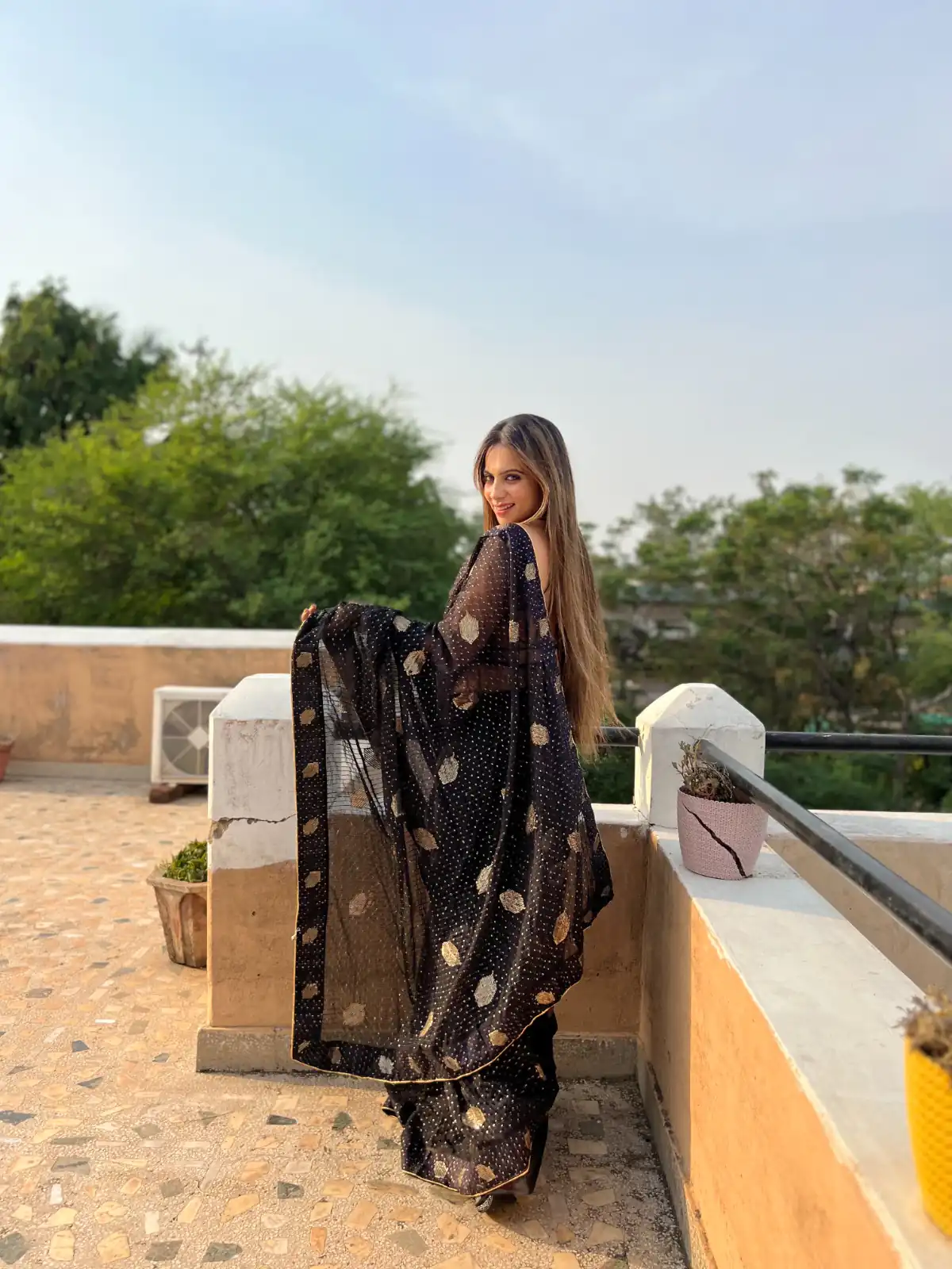 JR 596 Black Color Georgette Sequence Lace border Work Saree Casual, Wedding, Festive, Events Expected Delivery  4-6 Working Days @1599/- | Sarees, Bollywood Sarees, Creative Sarees, Designer Sarees, Embroidered Sarees, Ethnic Saree, Modern Digital sarees, Party Wear Sarees