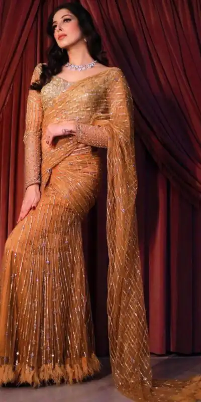 LG 601Golden Color Butter Fly Heavy Net Embroidered Saree  Party, Wedding, Festive, Events Etc., Expected Delivery 4-6 Working Days@1949/- Only | Sarees, Bollywood Sarees, Creative Sarees, Designer Sarees, Embroidered Sarees, Ethnic Saree, Party Wear Sarees