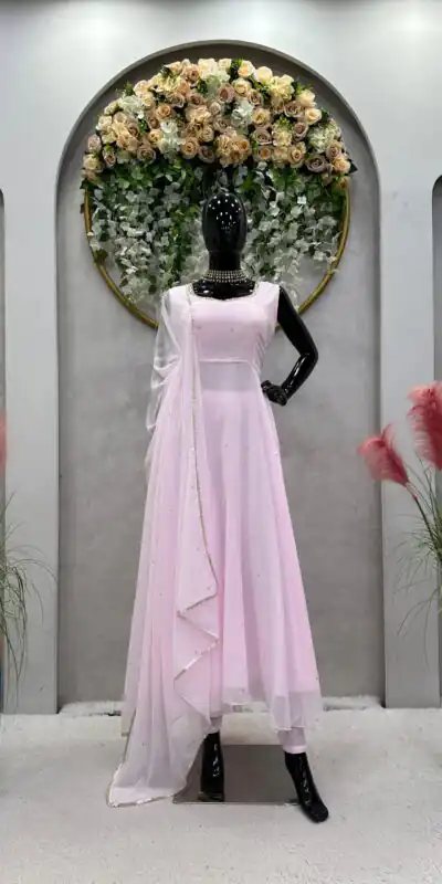 RTC 5711 Pink Color Georgette Handwork Diamond Work Salwar Suit Casual, Party Wear, Traditional Wear, Wedding Wear, Events Etc.@1999/- | Salwar suit, Designer Suits, Casual Suits, Creative suits, Palazzo Suits, Party Wear Suits, Patiala Suits, Straight Suits