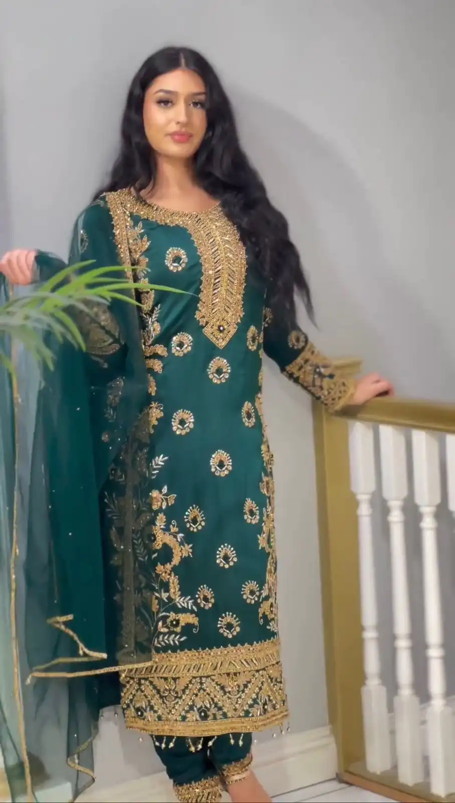 SSR 463 Blue Color Chinnon Silk Embroidery Sequence Salwar Suit Wedding, Party, Festive, Events Expected Delivery 4-6 Working Days @ 2099/- Only | Salwar suit, Designer Suits, Casual Suits, Creative suits, Party Wear Suits, Straight Suits