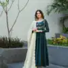 KD 1450 Blue Color Fhantom Silk Thread Work Salwar Suit Casual, Party, Wedding, Festive, Events Etc.  Expected Delivery 4-6 Working Days @1899/- | Jump Suits, Salwar suit, Designer Suits, Casual Suits, Creative suits, Palazzo Suits, Party Wear Suits, Patiala Suits, Straight Suits
