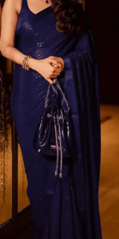 BT 236 Blue Color Georgette Thread With Sequence Work Saree Casual, Party Wear, Traditional Wear, Wedding , Events .Expected Delivery 4-6 Working Days@1799 | Sarees, Bollywood Sarees, Creative Sarees, Designer Sarees, Ethnic Saree, Modern Digital sarees, Party Wear Sarees