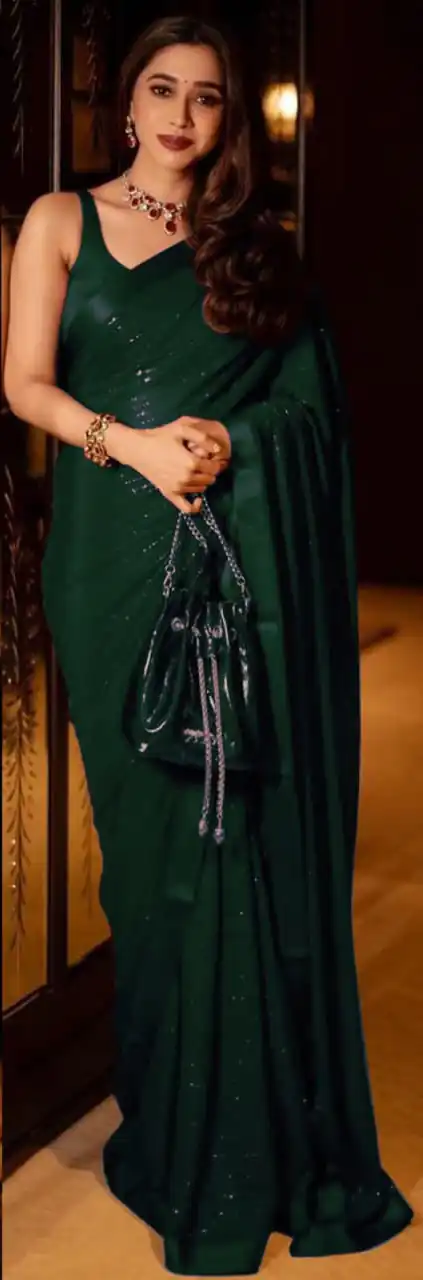 BT 236 Green Color Georgette Thread With Sequence Work Saree Casual, Party Wear, Traditional Wear, Wedding Events .Expected Delivery 4-6 Working Days@1799 | Sarees, Bollywood Sarees, Creative Sarees, Designer Sarees, Ethnic Saree, Modern Digital sarees, Party Wear Sarees
