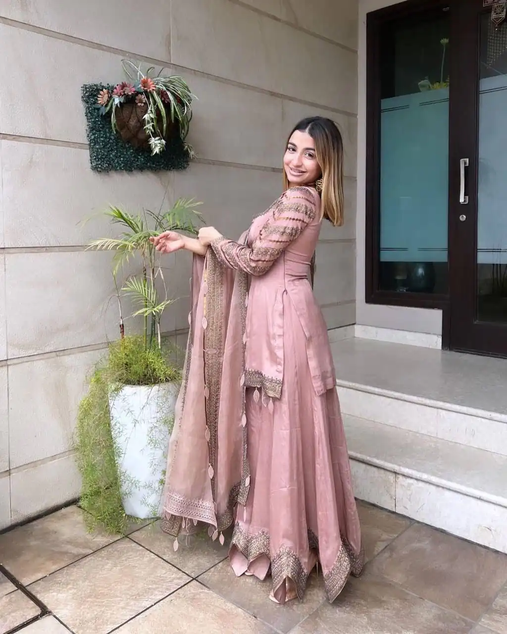 NSR 691 Light Pink Color Faux Georgette Embroidery Work Salwar Suit Casual, Party Festive, Events Etc. Expected Delivery 4-6 Working Days @1899/ | Jump Suits, Salwar suit, Designer Suits, Casual Suits, Creative suits, Palazzo Suits, Party Wear Suits, Patiala Suits, Straight Suits