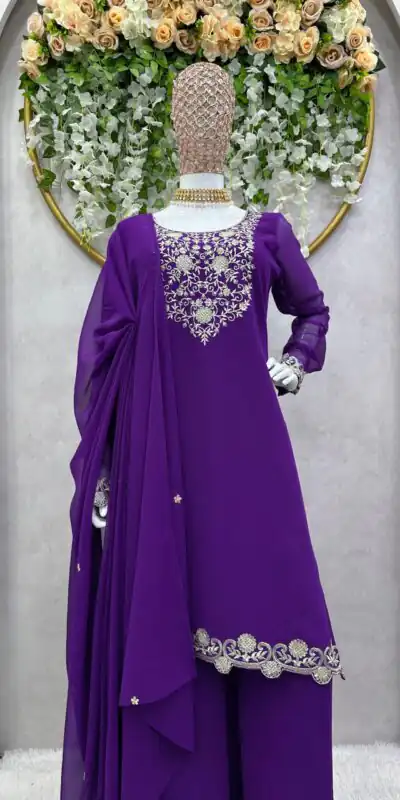 RTC 5707 Violet Color Foix Georgette Thread Work Salwar Suit Wedding, Party, Festive, Events Etc. Expected Delivery 4-6 Working Days @2149/- | Salwar suit, Designer Suits, Casual Suits, Creative suits, Palazzo Suits, Party Wear Suits, Patiala Suits, Straight Suits