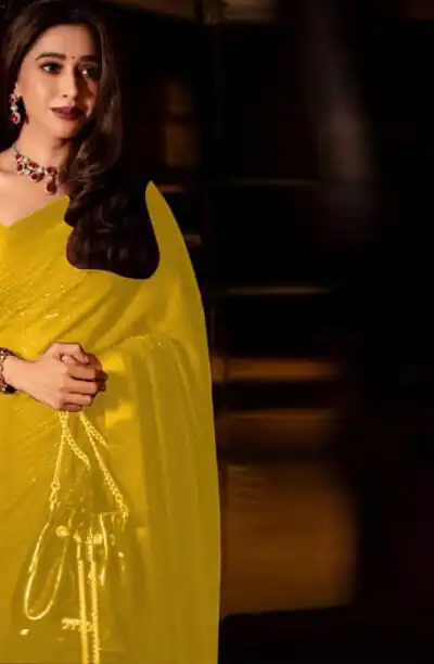 BT 236 Yellow Color Georgette Thread With Sequence Work Saree Casual, Party Wear, Traditional Wear, Wedding Events .Expected Delivery 4-6 Working Days@1799 | Sarees, Bollywood Sarees, Creative Sarees, Designer Sarees, Ethnic Saree, Modern Digital sarees, Party Wear Sarees
