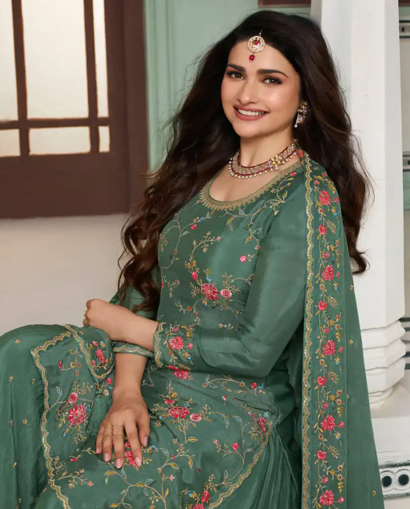FC AVANTI Green Color Chinon Embroidery Multi Work Salwar Suit Wedding, Party, Festive events, etc. Expected Delivery 4-6 Working Days @2899/- | Jump Suits, Salwar suit, Designer Suits, Casual Suits, Creative suits, Palazzo Suits, Party Wear Suits, Patiala Suits, Straight Suits
