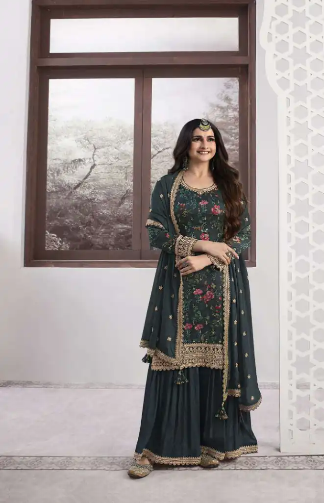 FC Swara 65586 Green Color Vichitra Digital Print Embroidery Salwar Suit Wedding, Party, Festive events, etc.  Expected Delivery  4-6 Working Days @2699 | Jump Suits, Salwar suit, Designer Suits, Casual Suits, Creative suits, Palazzo Suits, Party Wear Suits, Patiala Suits, Straight Suits