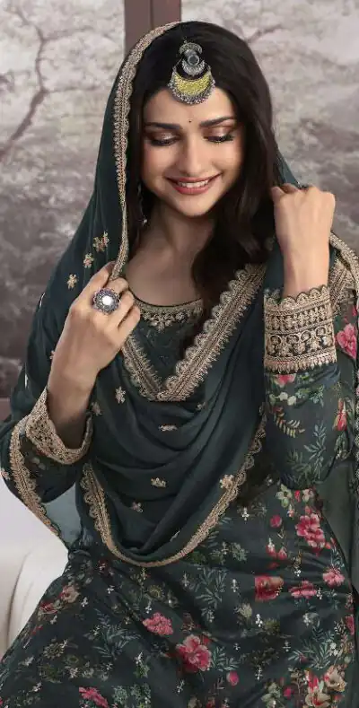 FC Swara 65586 Green Color Vichitra Digital Print Embroidery Salwar Suit Wedding, Party, Festive events, etc.  Expected Delivery  4-6 Working Days @2699 | Jump Suits, Salwar suit, Designer Suits, Casual Suits, Creative suits, Palazzo Suits, Party Wear Suits, Patiala Suits, Straight Suits