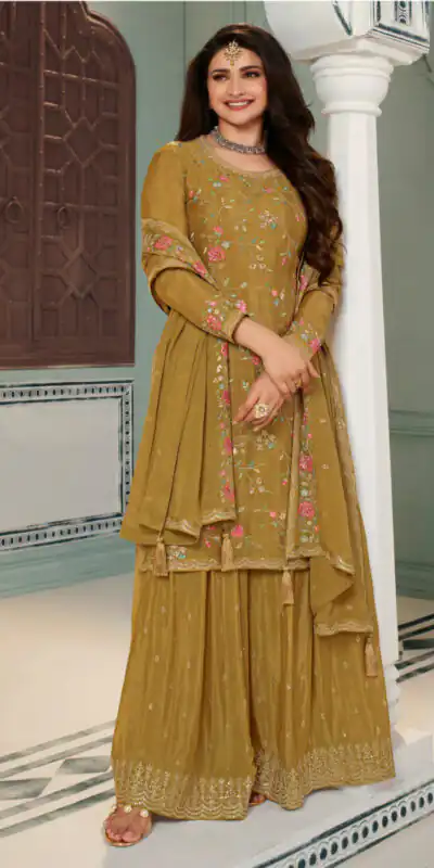 FC AVANTI Mustard Color Chinon Embroidery Multi Work Salwar Suit Wedding, Party, Festive events, etc.  Expected Delivery  4-6 Working Days @2899/- | Jump Suits, Salwar suit, Designer Suits, Casual Suits, Creative suits, Palazzo Suits, Party Wear Suits, Patiala Suits, Straight Suits